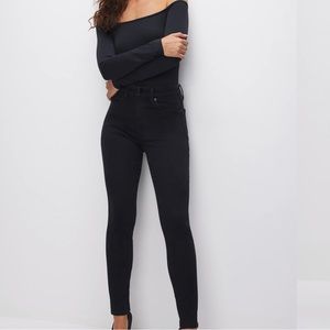 GOOD AMERICAN always fits good legs skinny Jean size 00-4